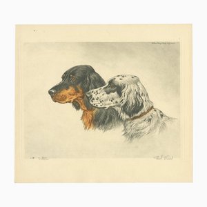 Paul Wood, Setters, 1920s, Paper