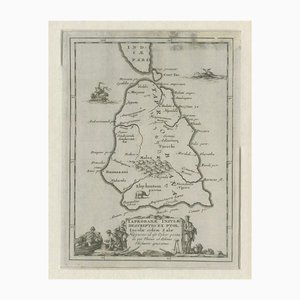Antike Karte von Sri Lanka von Merchant, 1607