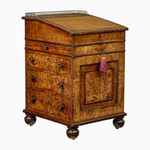 Scrivania Pollard Davenport della metà del XIX secolo in quercia, metà XIX secolo