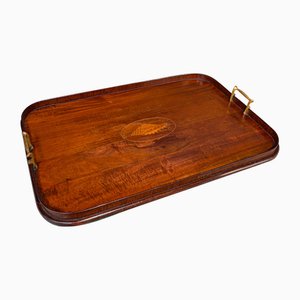 Antique Georgian Revival Edwardian Tea Tray, 1910s
