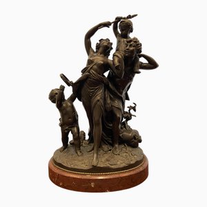 Bronze Sculpture After Clodion, 1800s