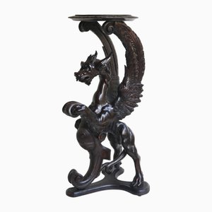 Tavolino Dragon in legno, Italia, fine XIX secolo