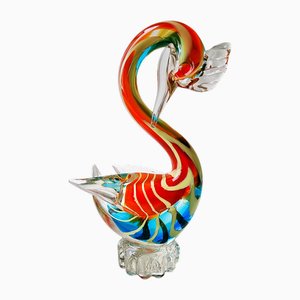 Vintage Handmade Murano Glass Bird, 1970s