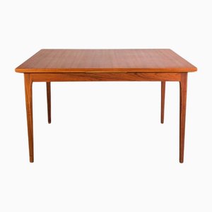 Mesa de comedor extensible danesa Mid-Century de teca