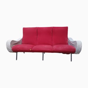 Divano vintage in stile Zanuso, Italia, anni '60