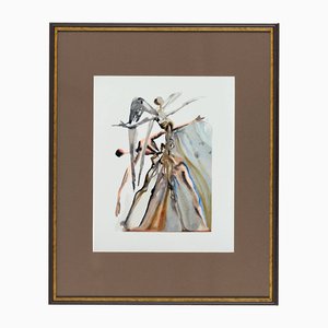 Salvador Dali, Gli negligenti, 1960, xilografia