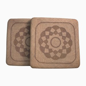 Zabuton Floor Cushions, Japan, 1960s, Set of 2