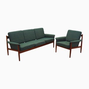 Dänische Lounge Suite von Grete Jalk für France & Søn, 1960er, 2er Set