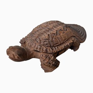 Japanese Wooden Turtle Minogame, 1960s