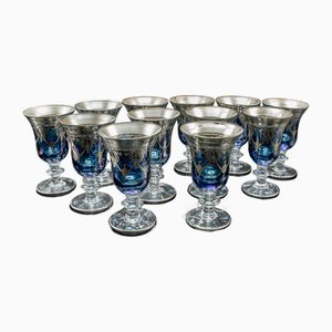 Verres à Vin Faits Main Vintage, Italie, 1990s, Set de 12