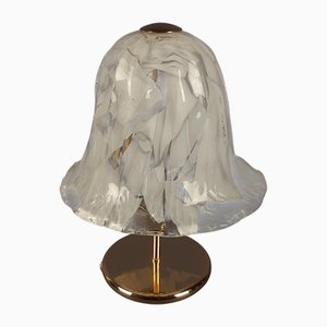 Modern Murano Glass and Brass Mushroom Table Lamp from La Murrina, 1970s