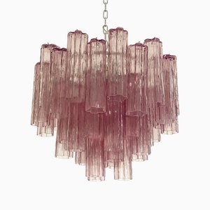 Violet-Amethyst Tronchi Murano Glass Chandelier by Simoeng