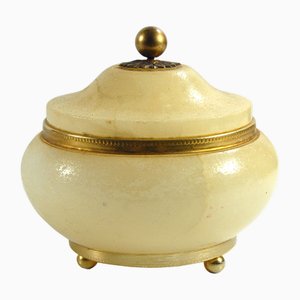 Spanish Marble Lidded Container, 1960s