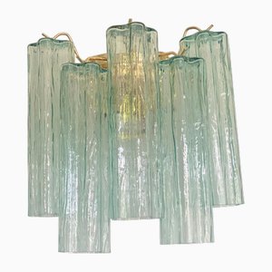 Italian Wall Light in Green Tronchi Murano Glass by Simoeng