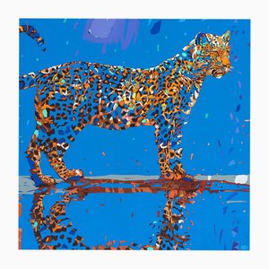 Rafal Gadowski, Panther 10, 2025, óleo sobre lienzo