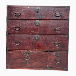 Arcón tansu japonés, 1900-1920