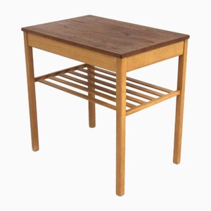 Scandinavian Joker Bedside Table in Teak from Tingströms, Sweden, 1960s