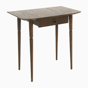 Oak Bedside Table, Sweden, 1970s