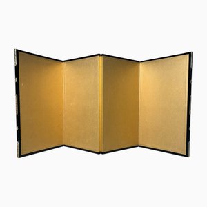 Small Japanese Decorative Gold Byōbu Screen, 1960s