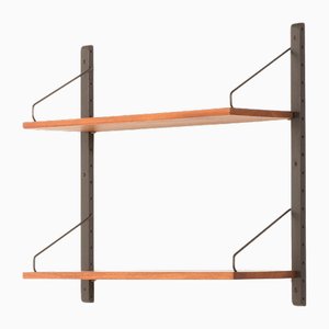 2-Shelf Wall Unit in Mahogany by Poul Cadovius, 1960s