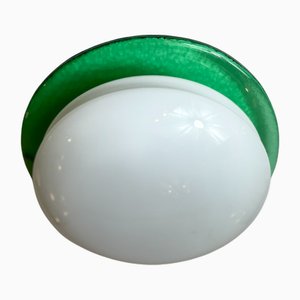 Zanetti zugeschriebene Murano Glas Deckenlampe, 1980er