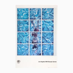 David Hockney, Los Angeles Olympics, 1980s, Lithograph