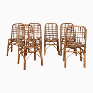 Stühle im Stil von Tito Agnoli, 1970er, 6er Set