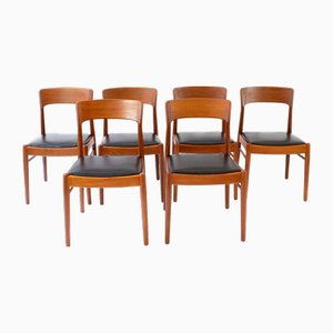 Model 26 Chairs by Henry Kjaernulf for Korup Stolefabrik, 1960s, Set of 6