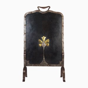 Parete refrattaria Pare-Feu Arts & Crafts, fine XIX secolo