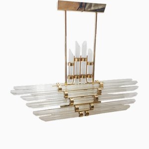 Lámpara Mid-Century de cristal de Murano, años 60