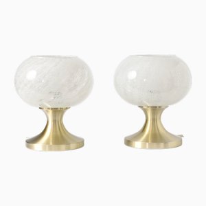 Lampes de Bureau Space Age de Doria, 1970s, Set de 2