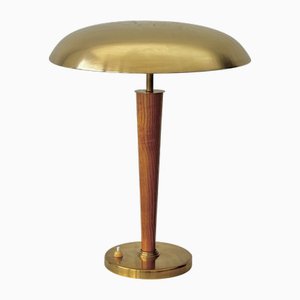 Vintage 8406 Table Lamp in Elm from Boréns, 1940s