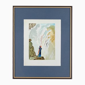 Salvador Dali, Die Schönheit der Skulpturen, 1960, Holzschnitt, Gerahmt