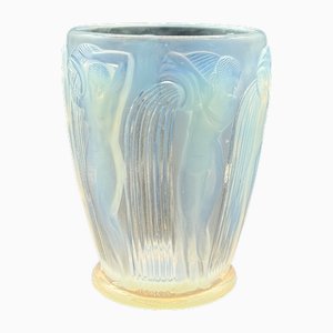 Vaso Danaïdes in vetro opalescente di R. Lalique, 1926