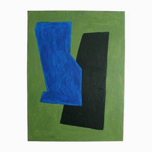 Bodasca, Blue Green, 2025, Canvas