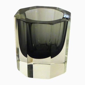 Small Octagonal Faceted Ashtray in Murano Sommerso Glass from Made Murano Glass, 1960s