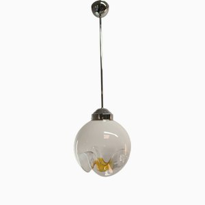 Lampada a sospensione Sphere di Mazzega, anni '50