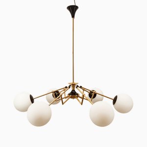 Sputnik 6-Light Chandelier from Stilnovo