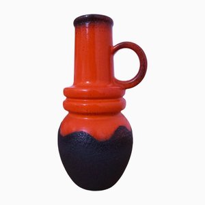 Westdeutsche Vintage 428-48 Fat Lava Keramikvase von Scheurich, 1970er