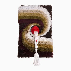 Arazzo fatto a mano in lana, Germania, anni '70