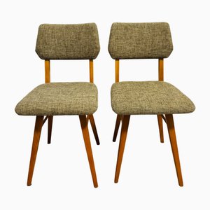 Sedie da pranzo Mid-Century moderne, Cecoslovacchia, anni '60, set di 2