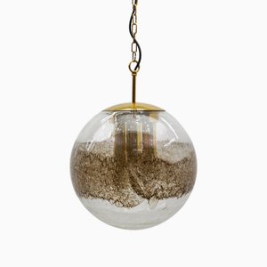 German Murano Glass Ball Pendant Lamp from Limburg, 1960s