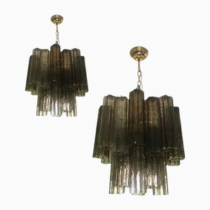 Murano Glas Kronleuchter von Simoeng für Simoeng, 2er Set