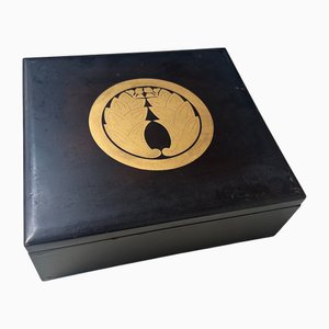 Scatola laccata con Kamon, Giappone, anni '50