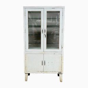 Mueble médico japonés de metal, años 60