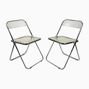 Vintage Chairs by Giancarlo Piretti, 1970s, Set of 2