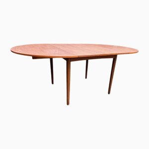 Danish Extendable Dining Table by W. J. Clausen for Brande Mobelfabrik
