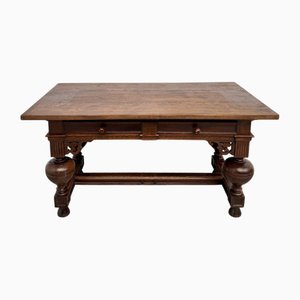 Neo-Renaissance Desk in Oak, 1900