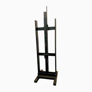 Blackened Wood Double-Sided Painting Easel
