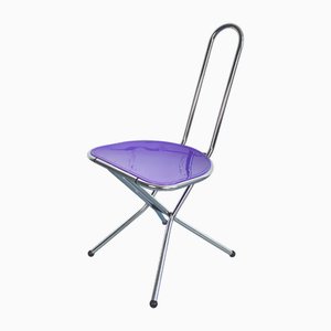 Silla plegable vintage de Niels Gammelgard para Ikea, años 80